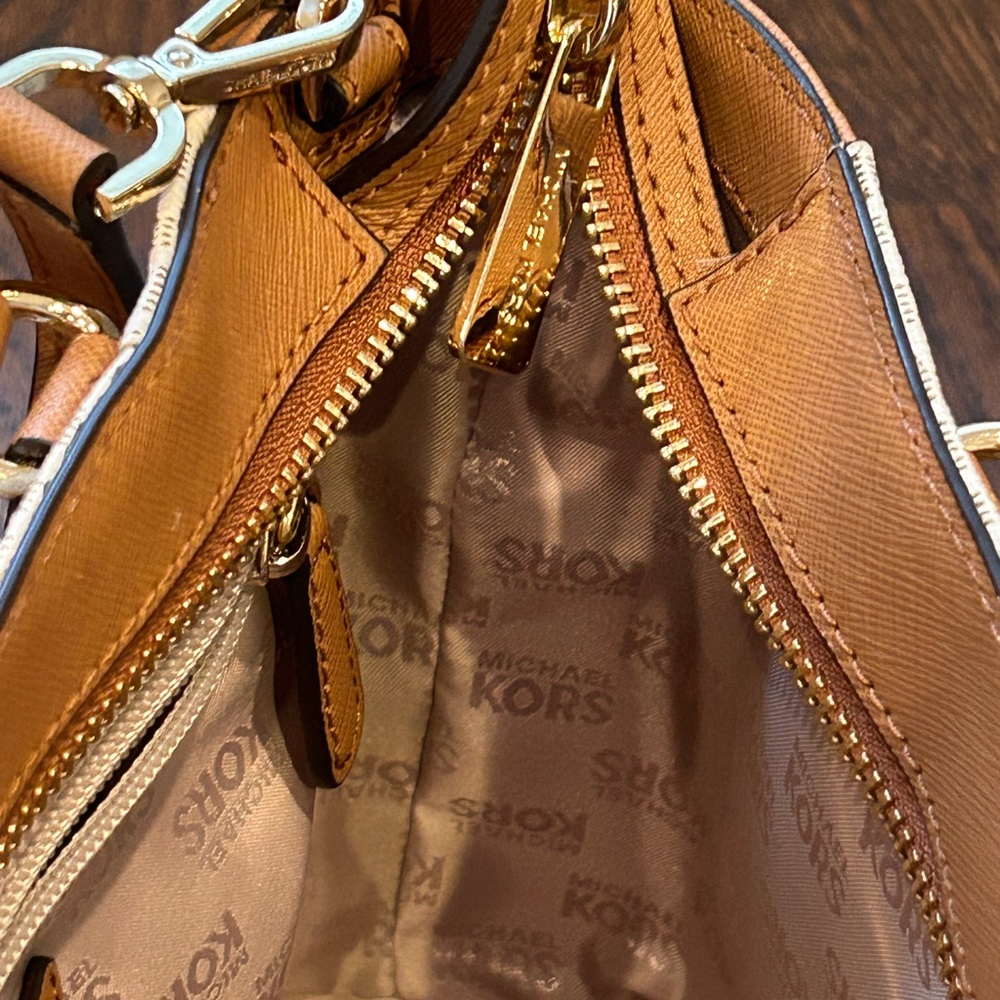 Michael Kors Studded Satchel - Picture 4 of 8